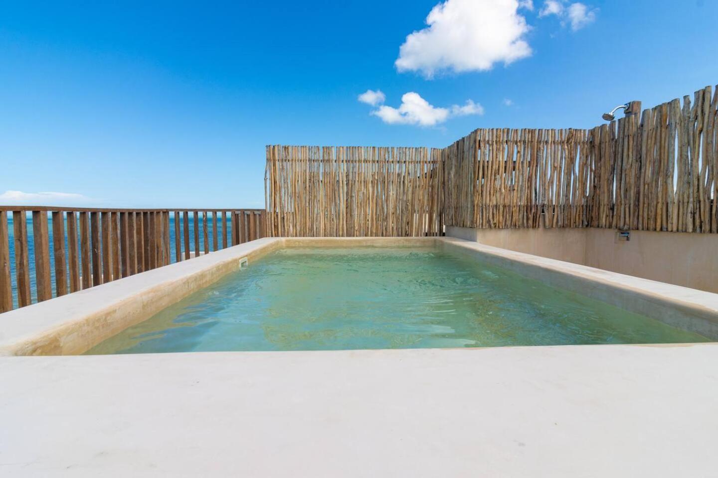 Beautiful Ocean View Penthouse With Private Pool -C301 Hotel Ilha Holbox Exterior foto